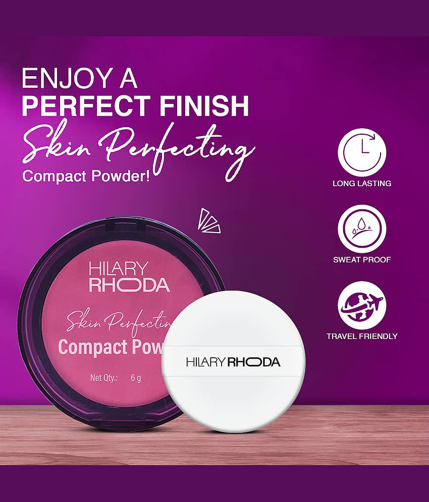 Hilary Rhoda Pressed Powder Nude Beige-Shade 4 Nude 50 g view 2