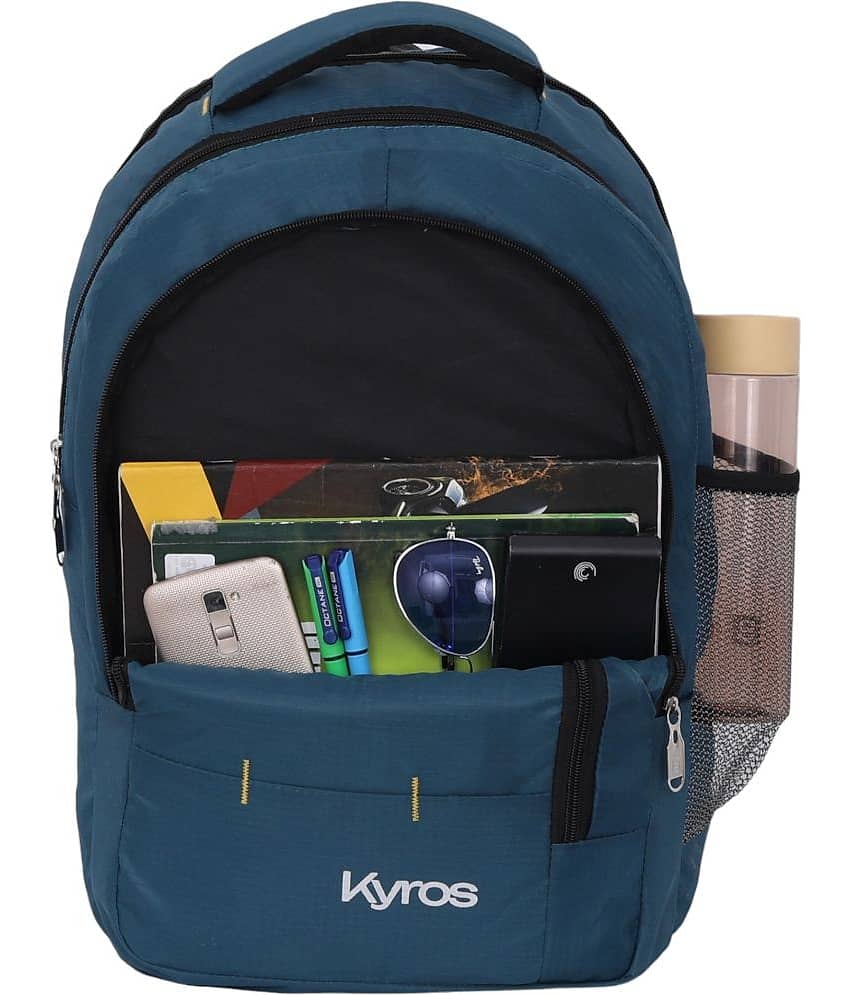 Kyros Sea Green Polyester Backpack ( 35 Ltrs ) view 2