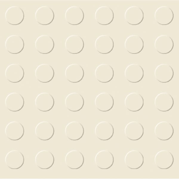 Orientbell Floor Tiles OPV Coin Ivory 10 Pcs view 2