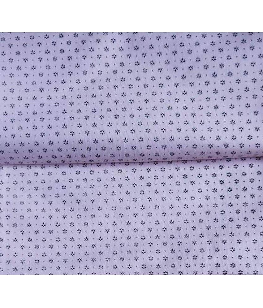 Makhanchor - Purple Cotton Men's Unstitched Shirt Piece ( Pack of 1 ) view 2