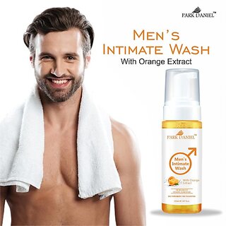 PARK DANIEL Men's Intimate Wash Maintain Ph Balance with Orange Extract Pack of 1 of 150ML (150 ml) view 2
