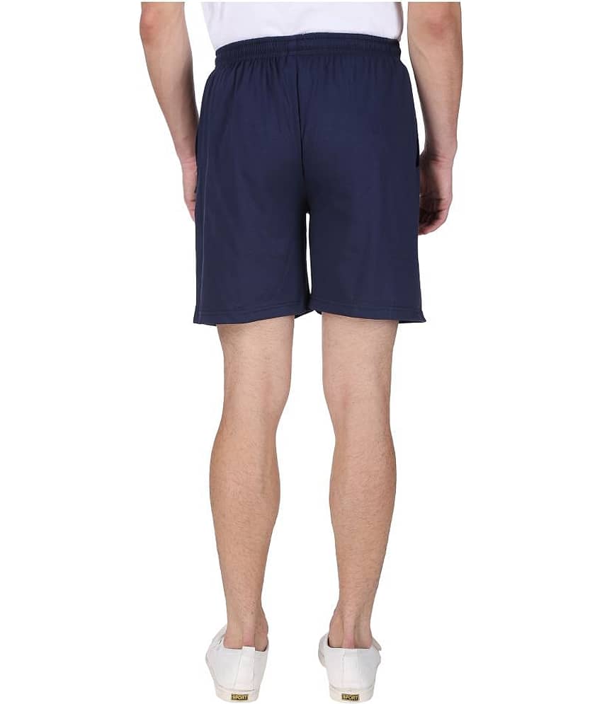 Neo Garments - Navy Cotton Men's Shorts ( Pack of 1 ) view 2