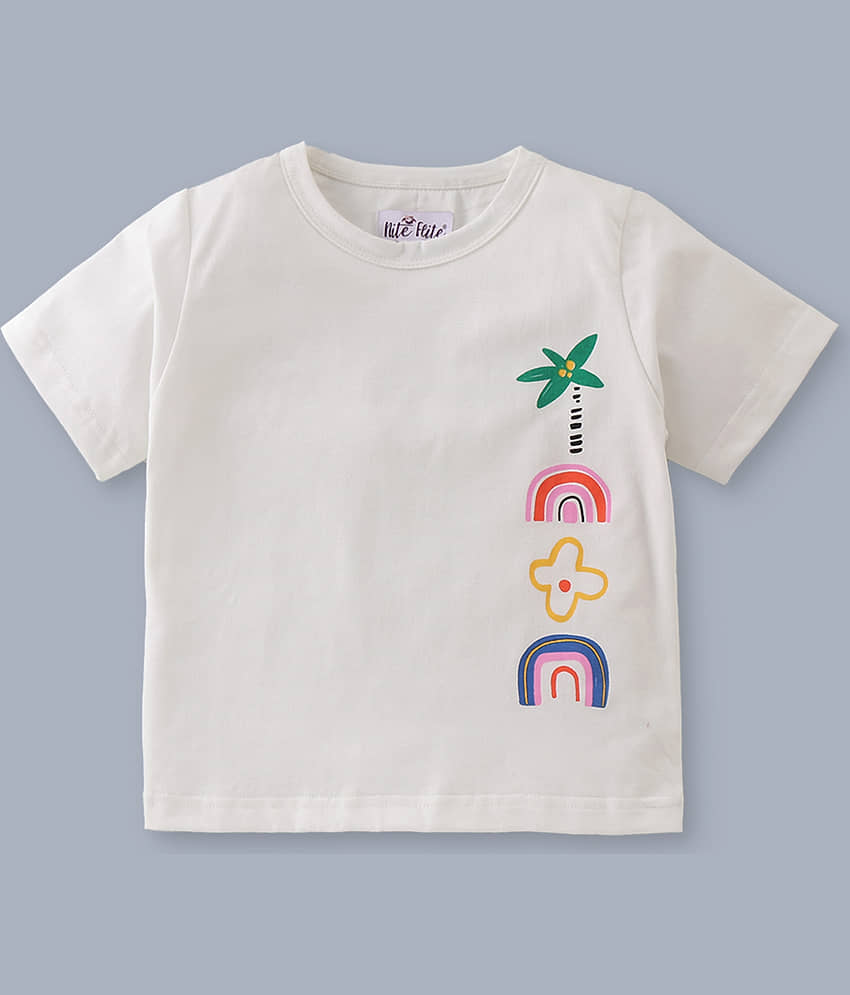 Nite Flite Pack of 1 Girls Cotton Nightsuit Set ( Multi Color ) view 2