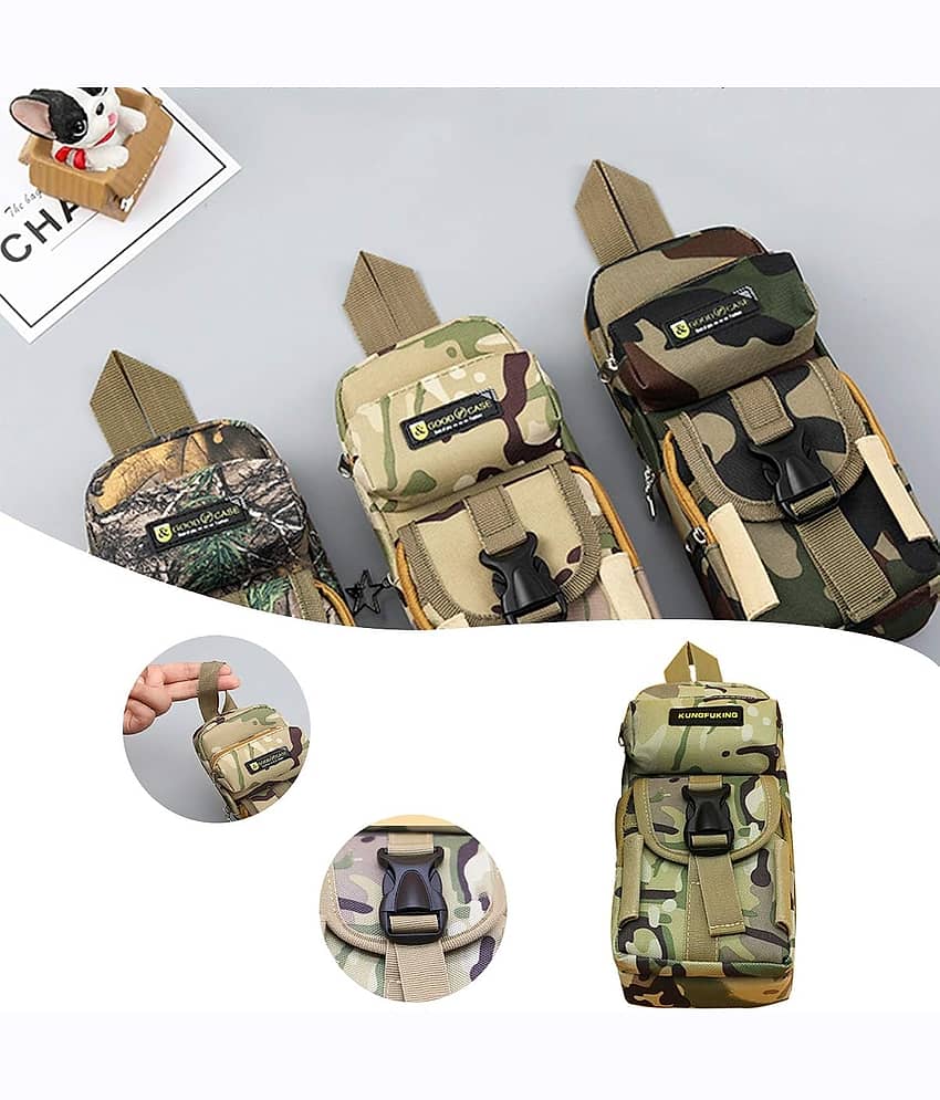 Villy Large Pencil Case Waterproof Pen Bag Holder Camouflage Creative Stationery Pouch Portable Organizer Multiple Pockets view 2