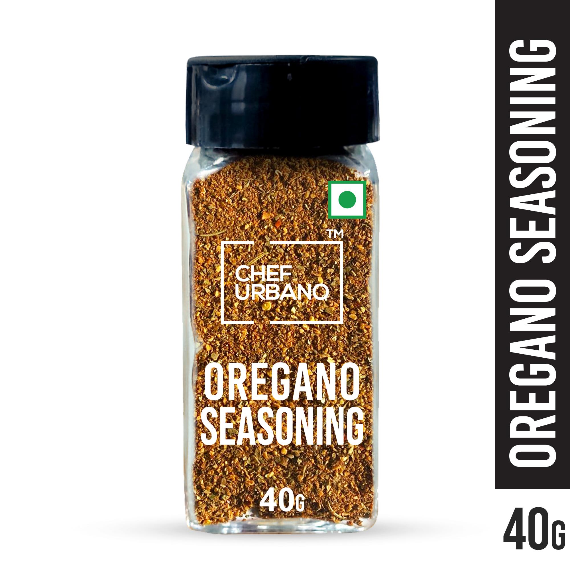 Chef Urbano Spice Mixes Oregano Seasoning Sprinkler 40 Gms (MRP: Rs. 125/-) view 2