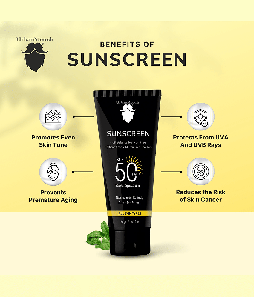 UrbanMooch Sunscreen Cream For All Skin Type ( Pack of 1 ) view 2