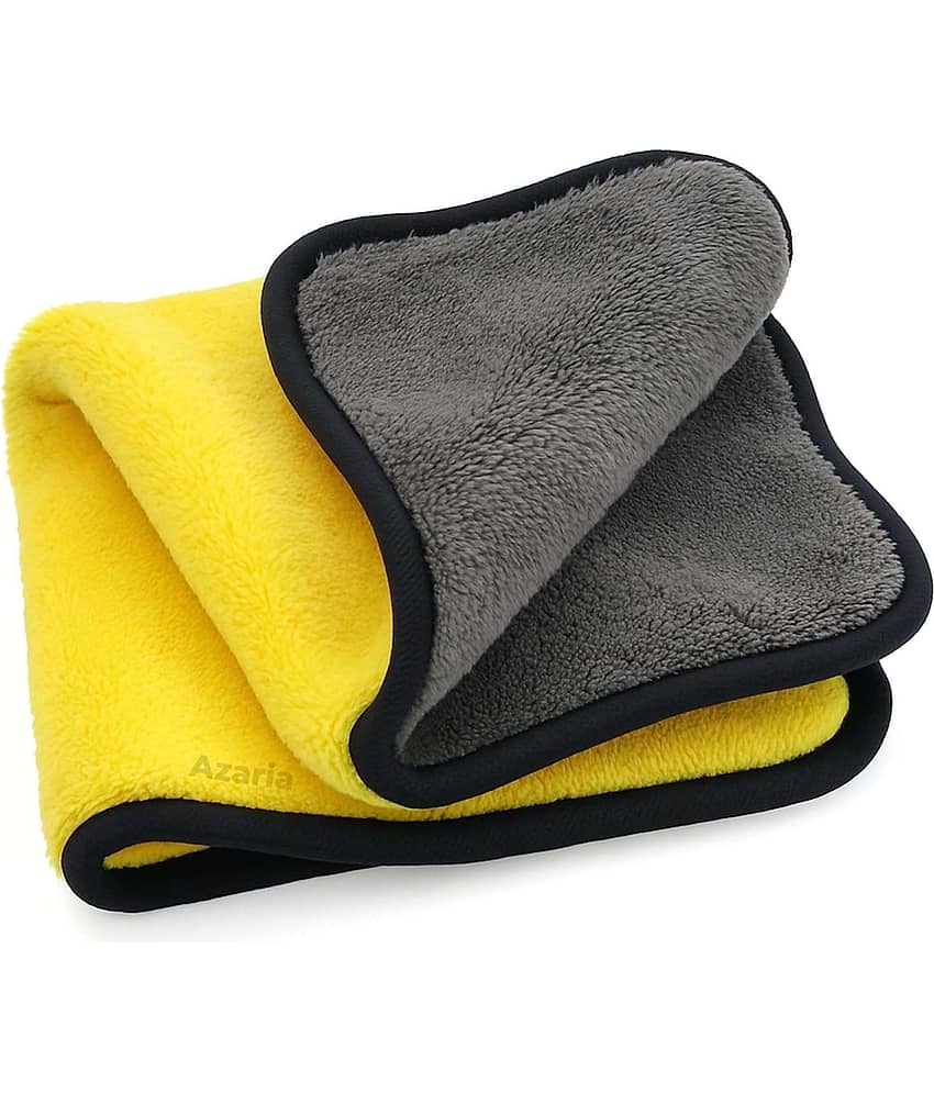 (Pack of 1) Microfiber Car & Bike Cleaning Cloth 400 GSM for Automotive Car accessories