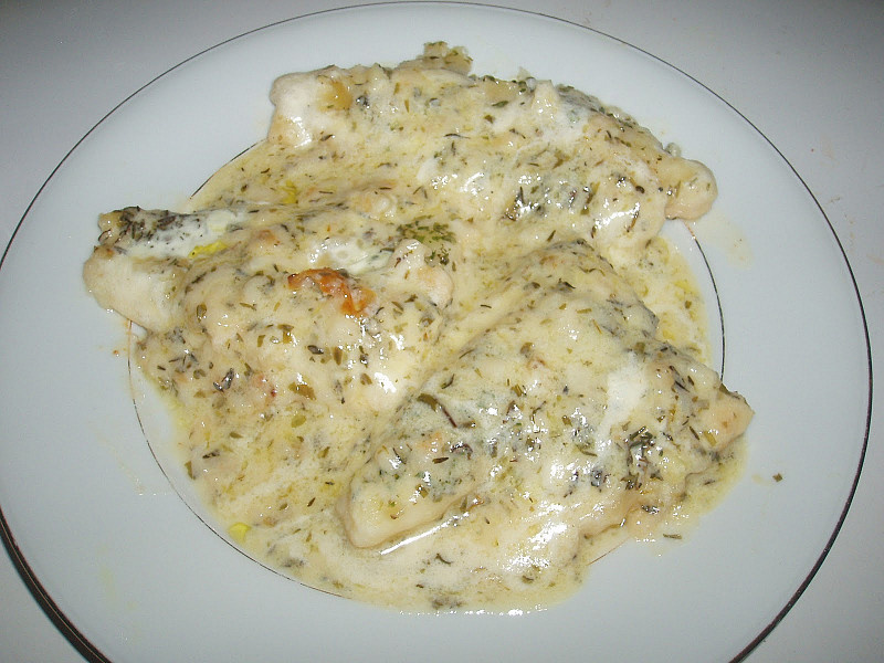 Baked fish