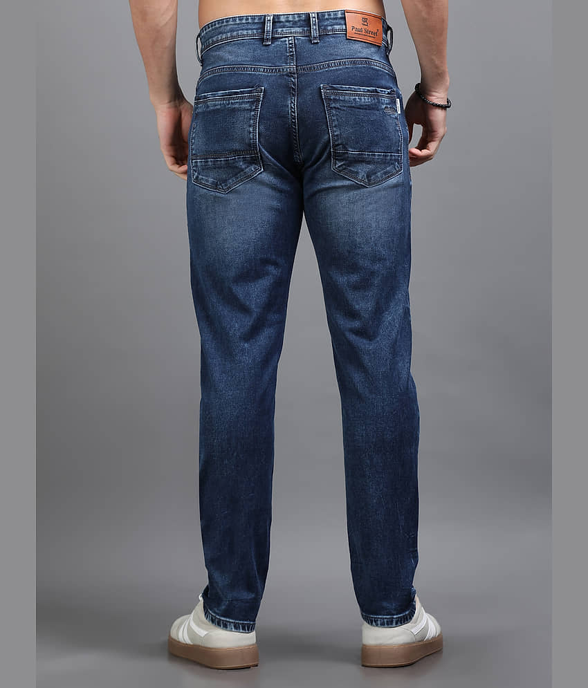 Paul Street Regular Fit Faded Men's Jeans - Light Blue ( Pack of 1 ) view 2