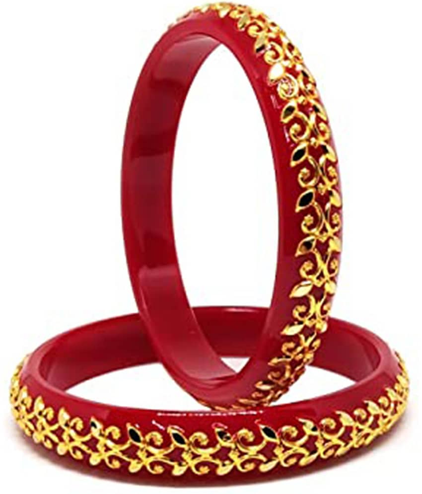 Bovzen - Multicolor Bangle ( Pack of 4 ) view 2
