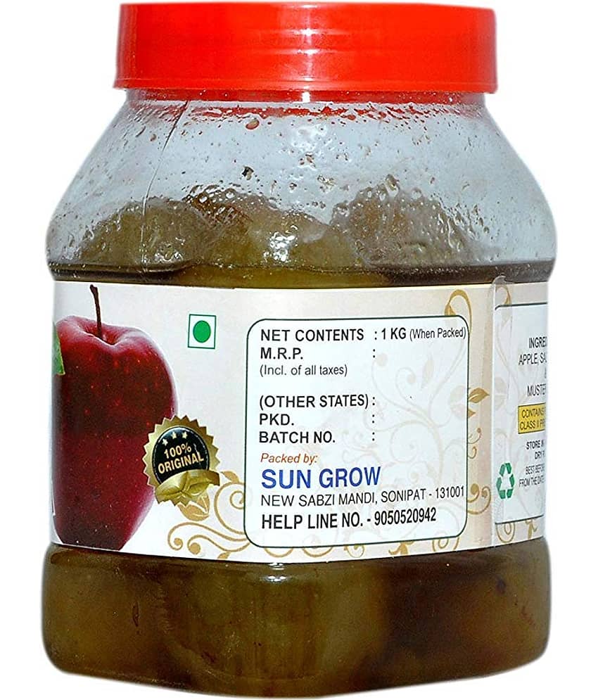Sun Grow Home Made Sweet Organic Sweet Apple Murabba of Kashmire Apples Pickle 1 kg Pickle 1 kg view 2