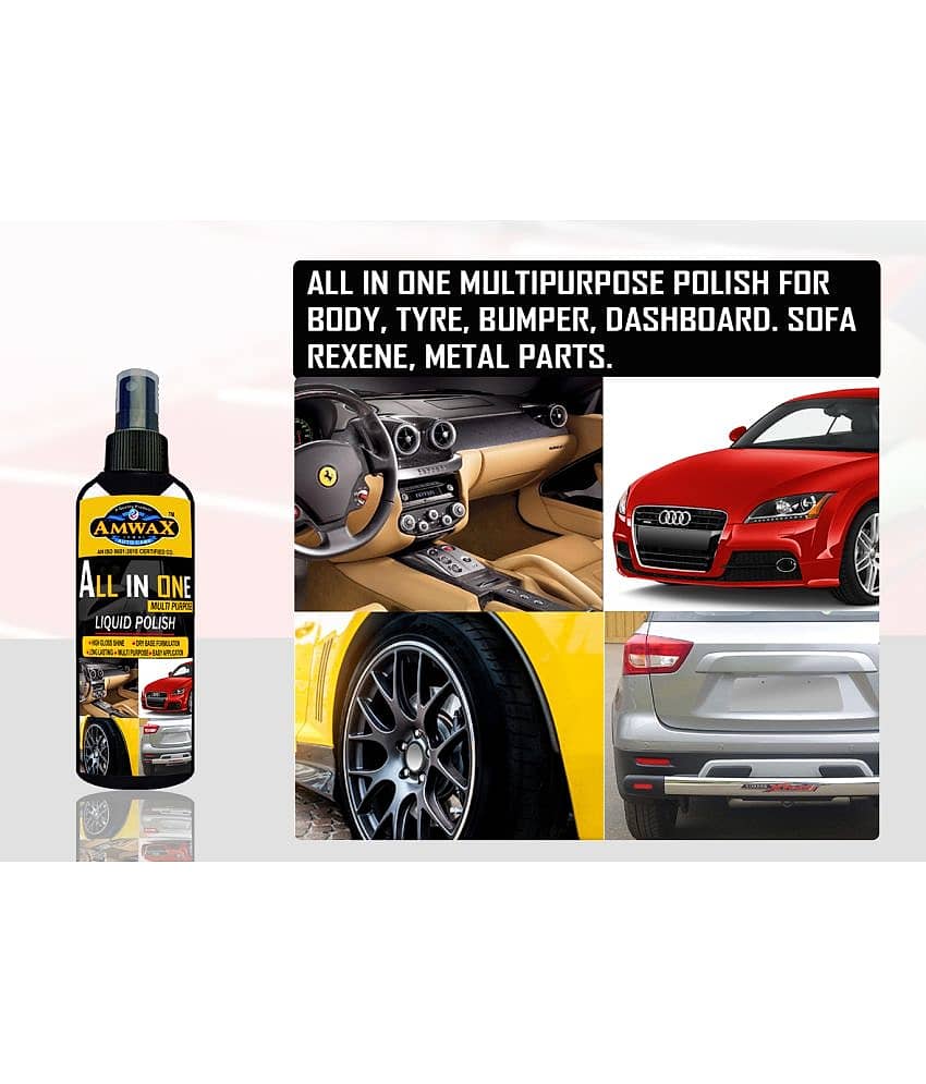 Finishing Metal Polish Liquid Car Polish for Exterior, Bumper, Metal Parts, Dashboard, Chrome Accent, Headlight view 2