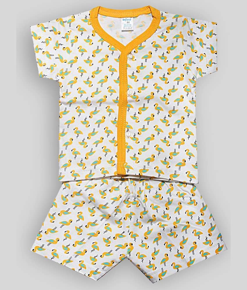 INFANT Pack of 1 Baby Boys 100% Cotton T Shirts & Shorts ( Multi ) view 2