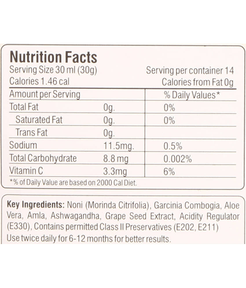 Unifibe Noni Gold Herbal Juice for Immunity, Healthy Digestion & Weight Management view 2