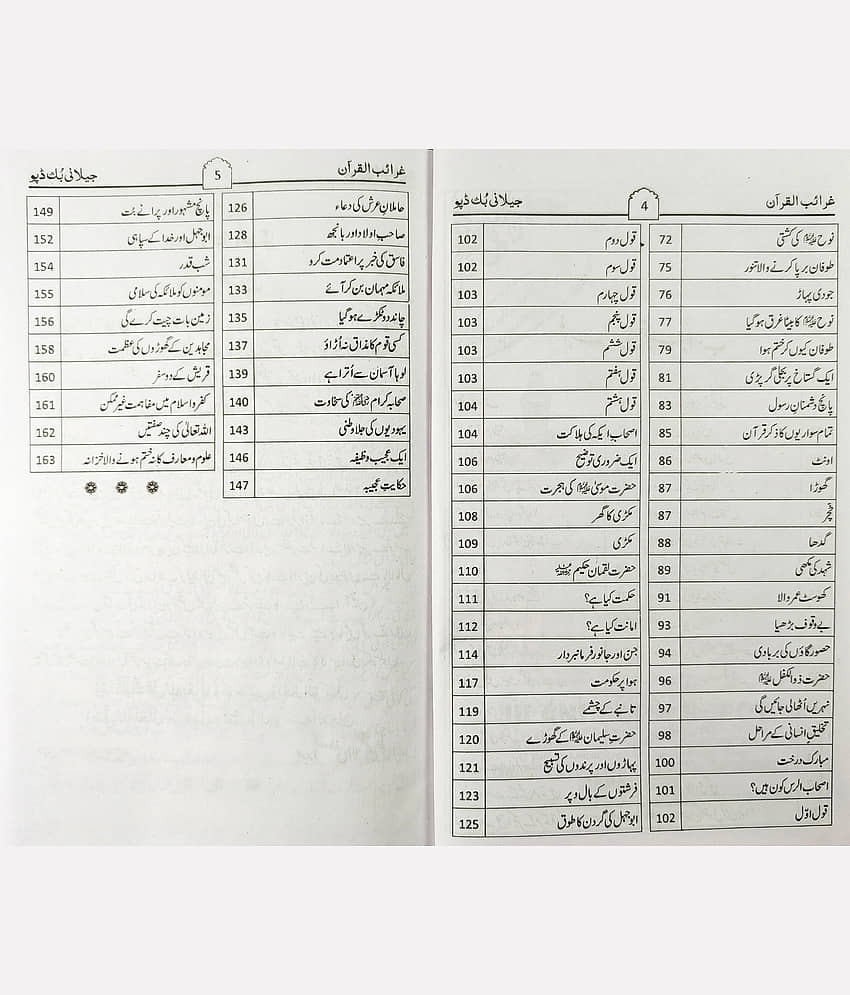 Garaibul quran urdu collection of 71 title of quran in terms of wonder view 2