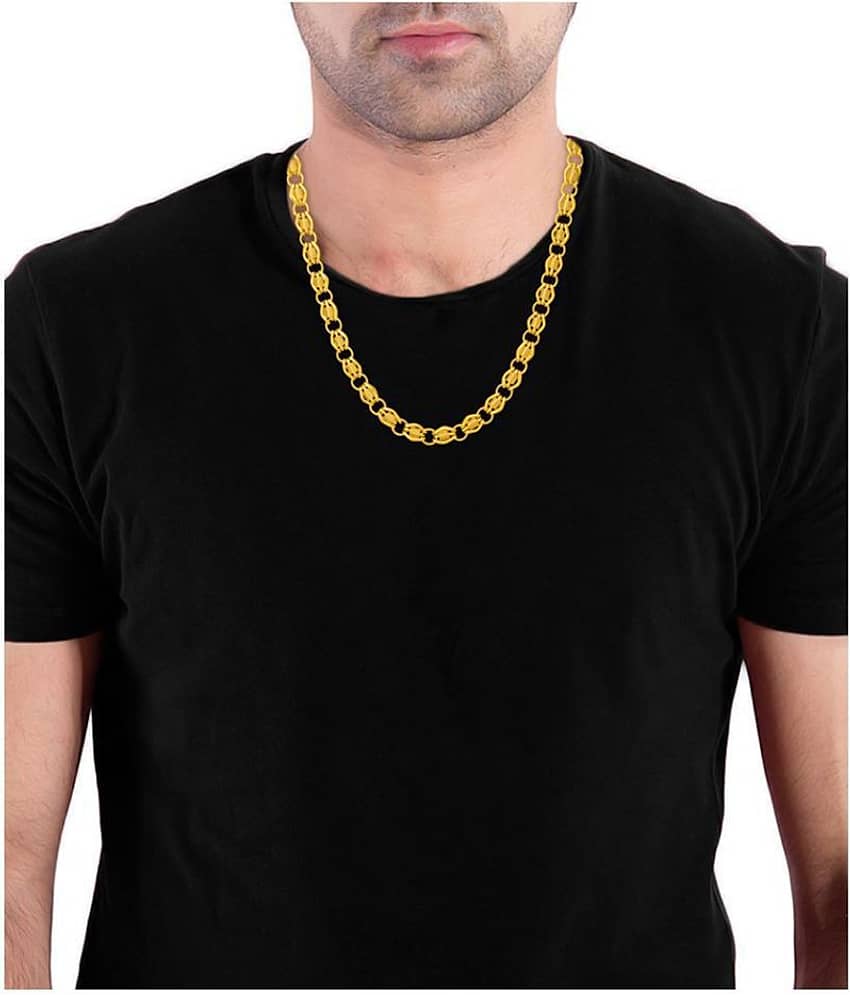 SHANKH-KRIVA Gold Plated Chain ( Set of 1 ) view 2