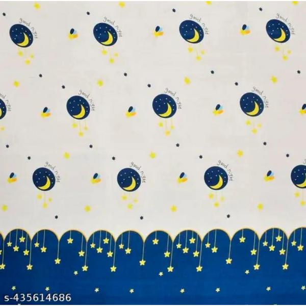 Homdazal Microfibre Abstract Queen Size (Blue with Stars) view 2