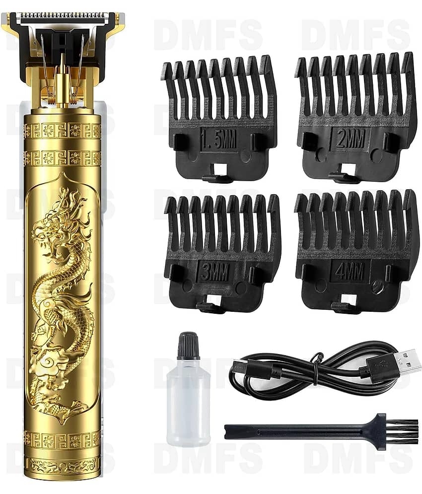 Gatih Hair Trimmer T9 Gold Cordless Beard Trimmer With 120 minutes Runtime view 2