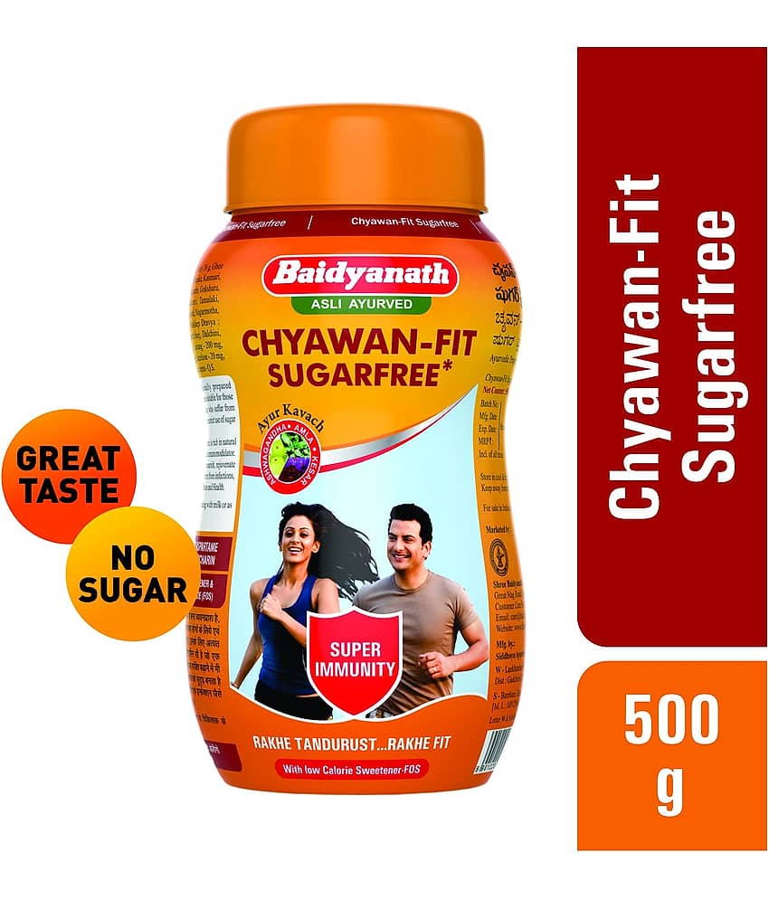 Baidyanath Chyawan-Fit Sugarfree Chyawanparsh Paste 500 Gm Pack of 1 view 2
