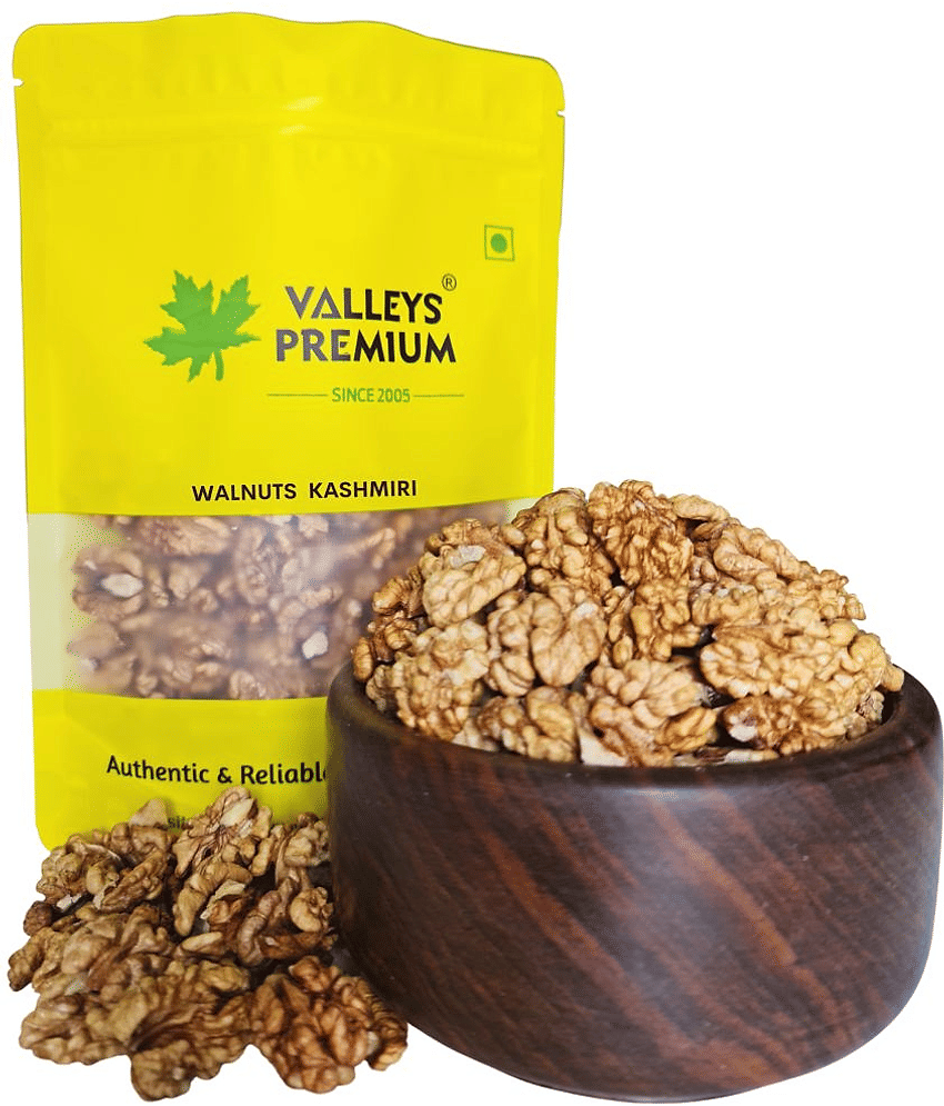 Valleys Premium Kashmiri Walnut Kernels Without Shell(Akhrot giri) 400 g