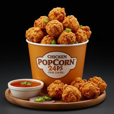Chicken PopCorn Large - 24 Pcs