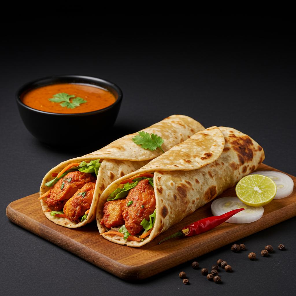 Tandoori Chicken Roll