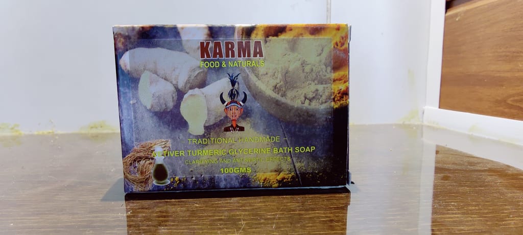 vetiver turmeric glycerine bath soap (100gm)