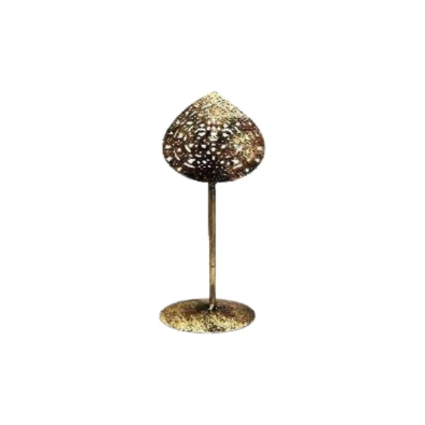 Iron Leaf Tealight Holder 105 Medium
