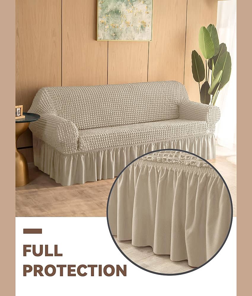 Cortina 2 Seater Polyester Sofa Cover ( Pack of 1 ) view 2