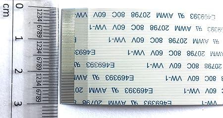 24 Pin 0.5mm Pitch 200mm Same Side Connection FFC Ribbon Flexible Flat Cable (Plain) view 2