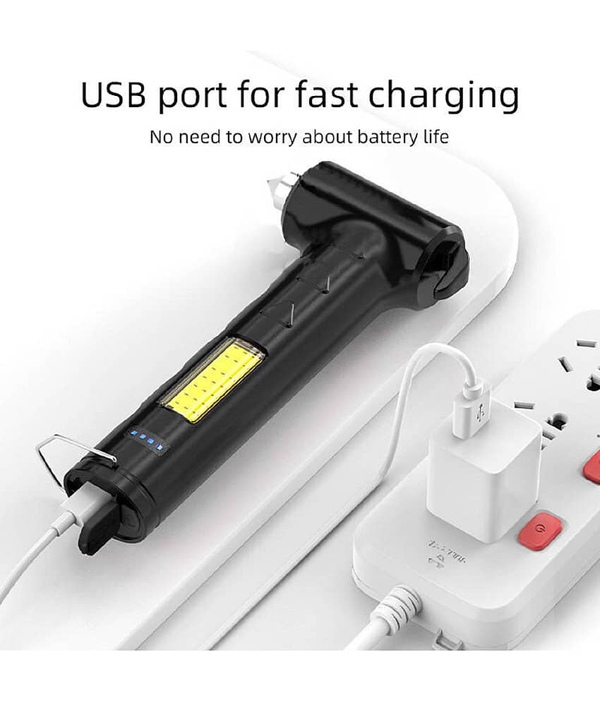 Life Like - 10W Rechargeable Flashlight Torch ( Pack of 1 ) view 2