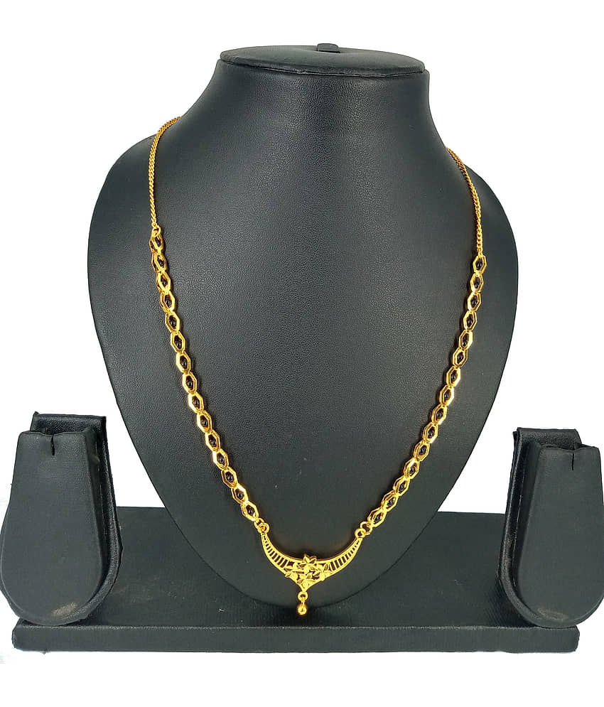 Shankhraj Mall Gold Plated Letest & Designer Mangalsutra For Women-100278 view 2