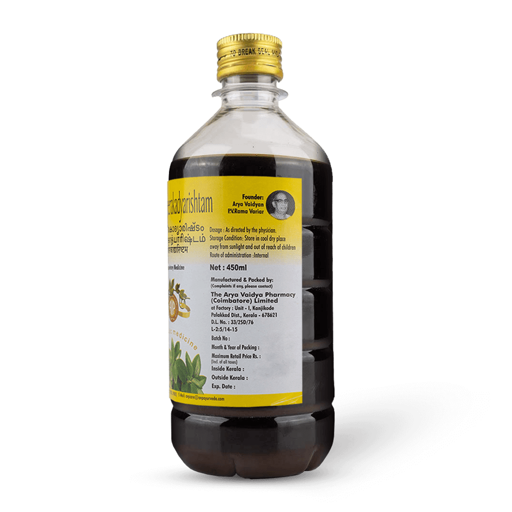 Dasamoolajeerakadyarishtam 450 ML view 2