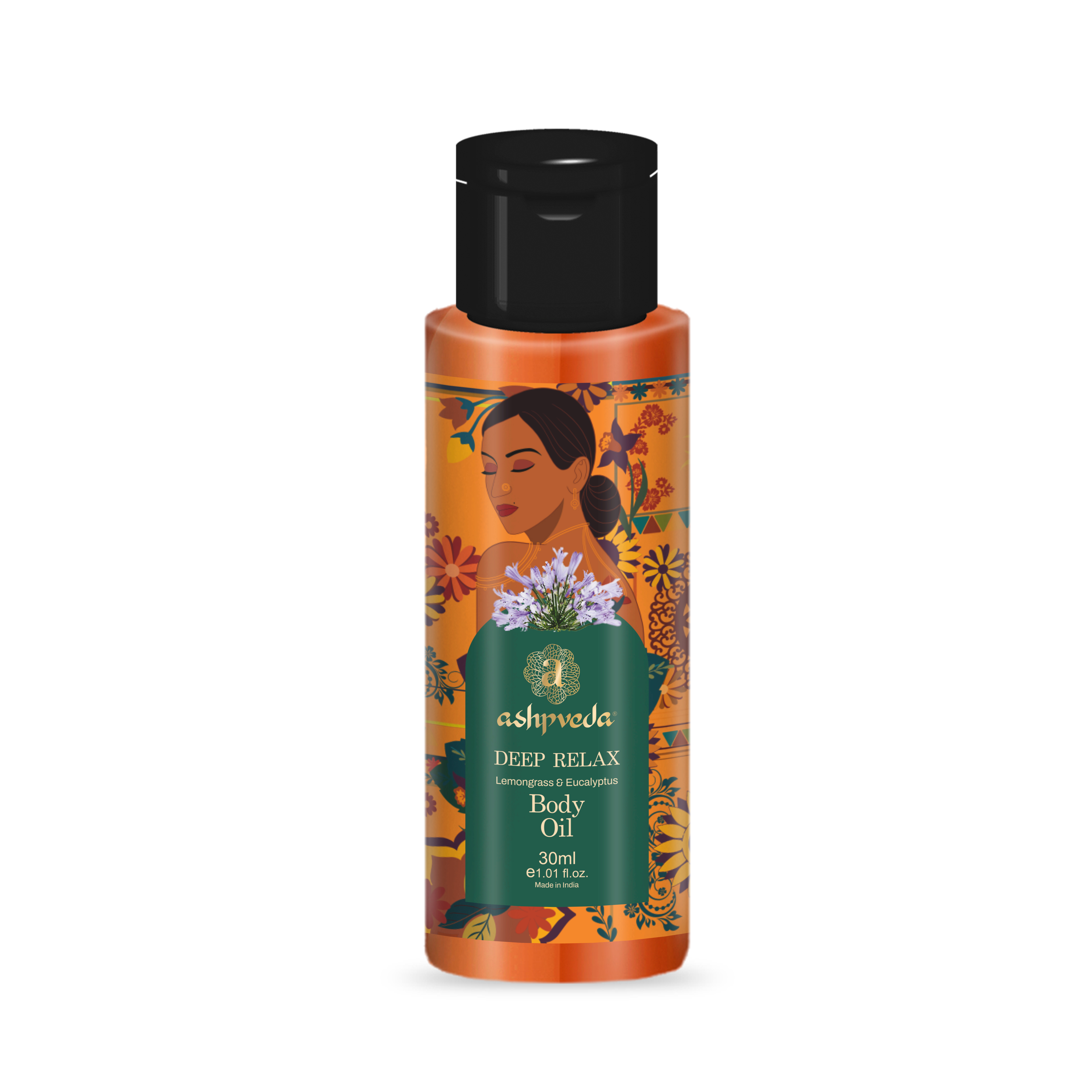 ashpveda Deep Relax Body Oil-Lemongrass & Eucalyptus view 2