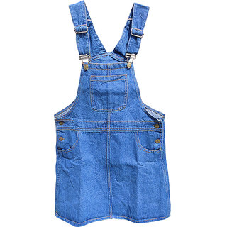 Aasan Denim Blue Dungree Dress