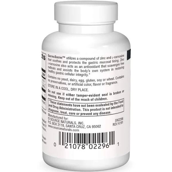 Source Naturals GastricSoothe 60 Caps view 2