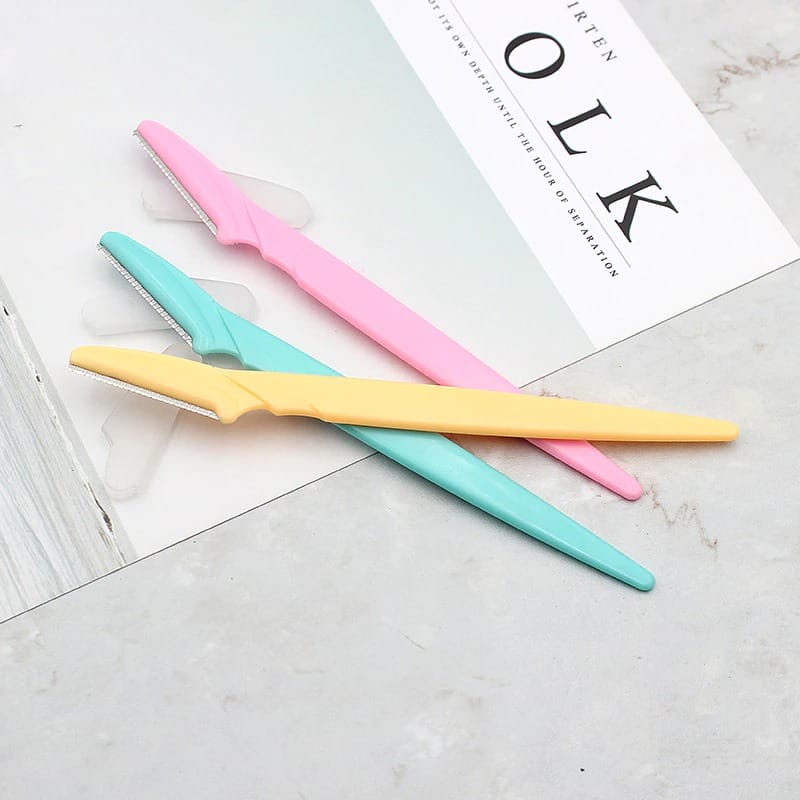 Trendzie Skin Care Facial Hair/Eyebrow Hair Razor Epilation Tool for Women Pack of 3 (Multicolors) view 2