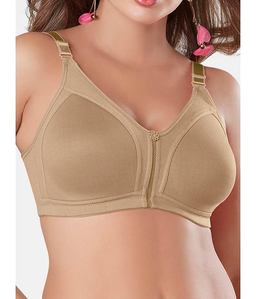 Sonari Cotton Non Padded Women's Minimizer Bra ( Grey Melange ) noodlegrey view 2