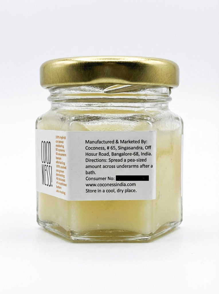 Coconess Natural Deodorant Gel For Unisex, 25G - Chammomile view 2