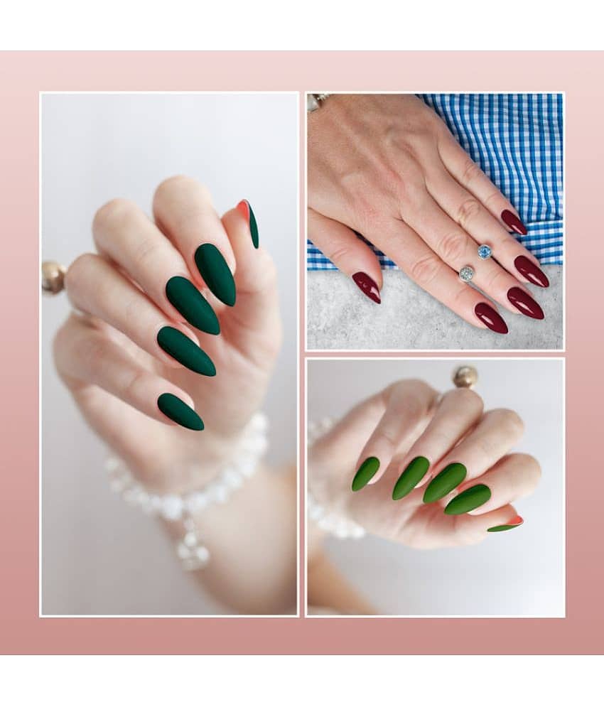 Posh - Grape Glossy Nail Polish ( Pack of 2 ) view 2