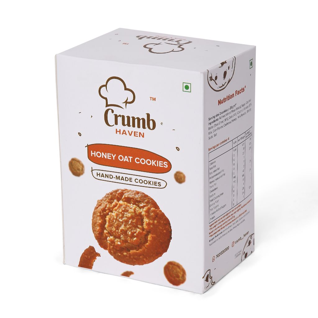 Honey Oat Cookies (pack of 2)