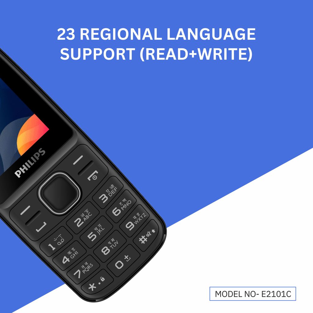 Philips E2101C Keypad Mobile Phone view 2
