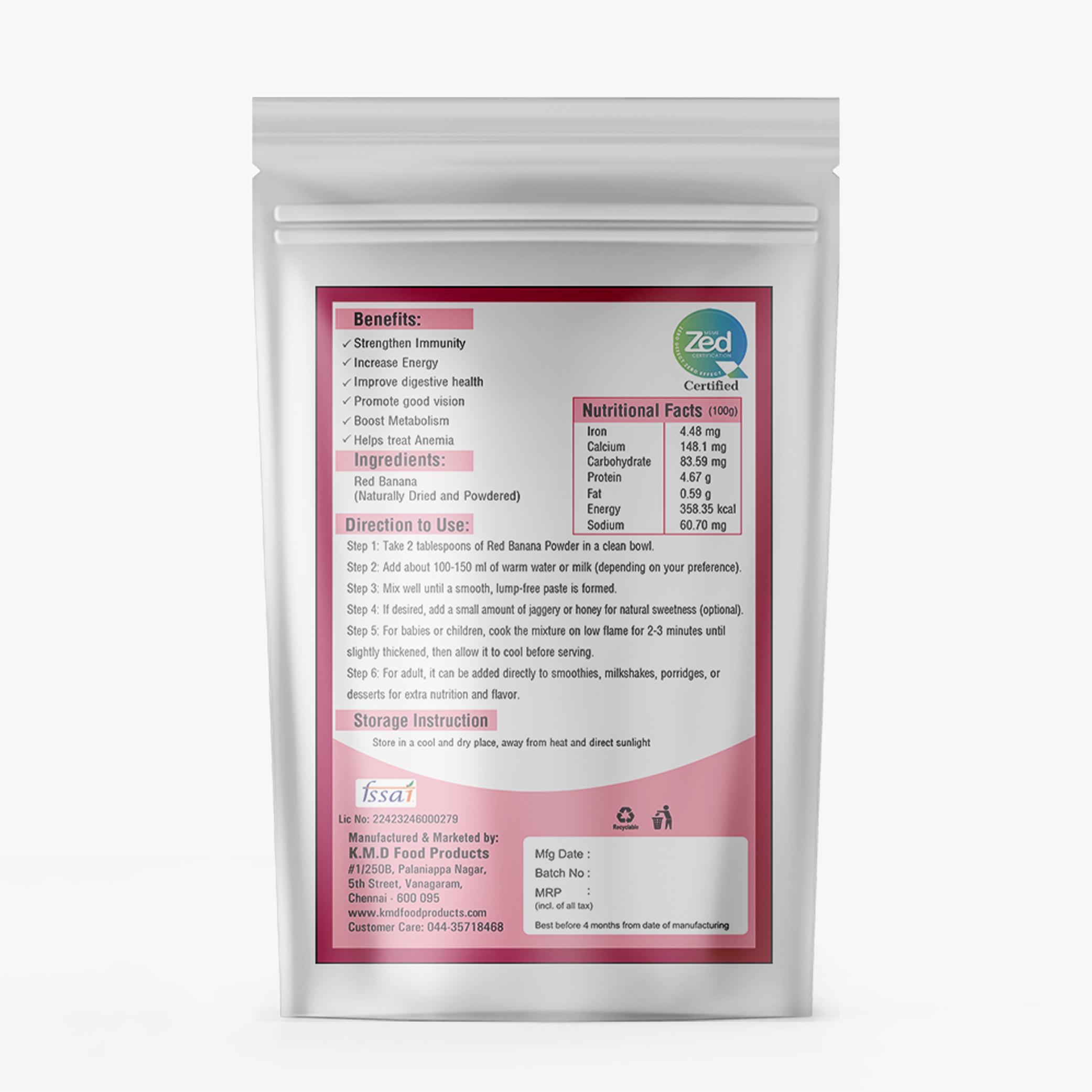 RED BANANA POWDER 250g view 2