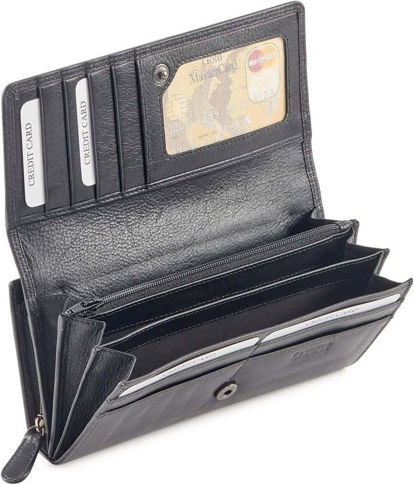Calfnero Black Wallet view 2