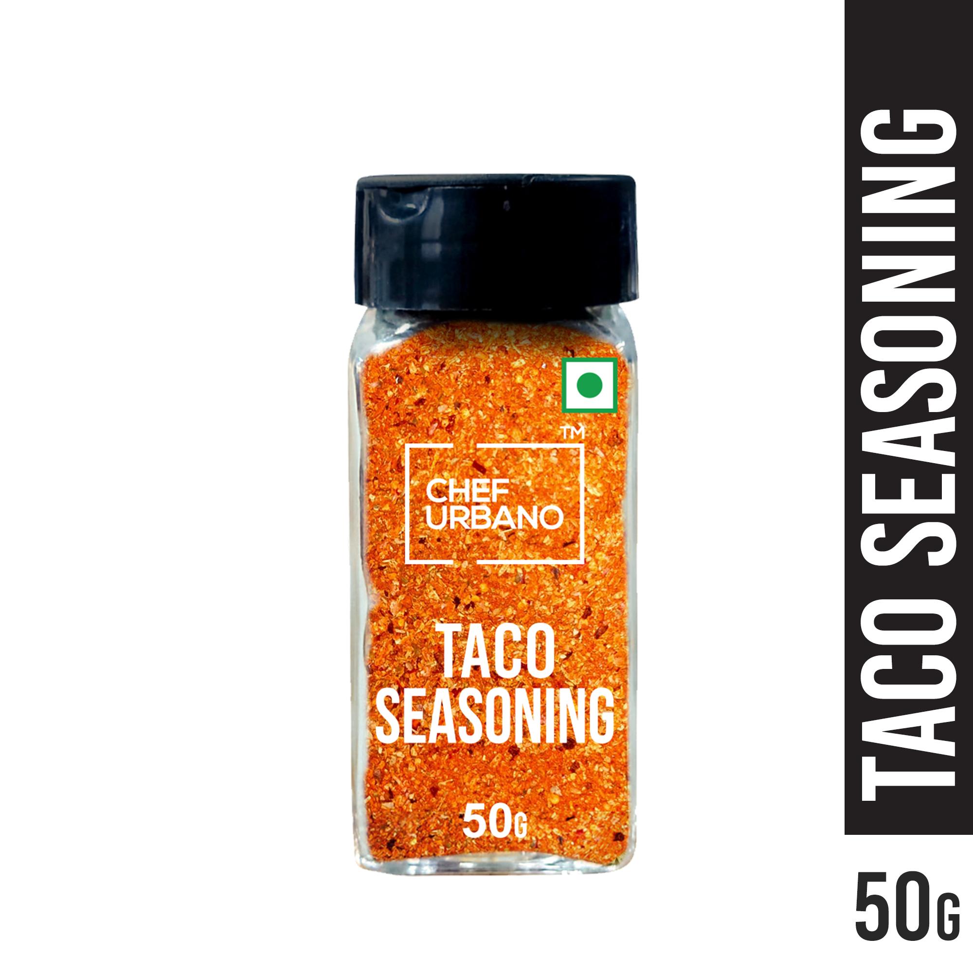 Chef Urbano Spice Mixes Taco Seasoning Sprinkler 50 Gms (MRP: Rs. 150/-) view 2