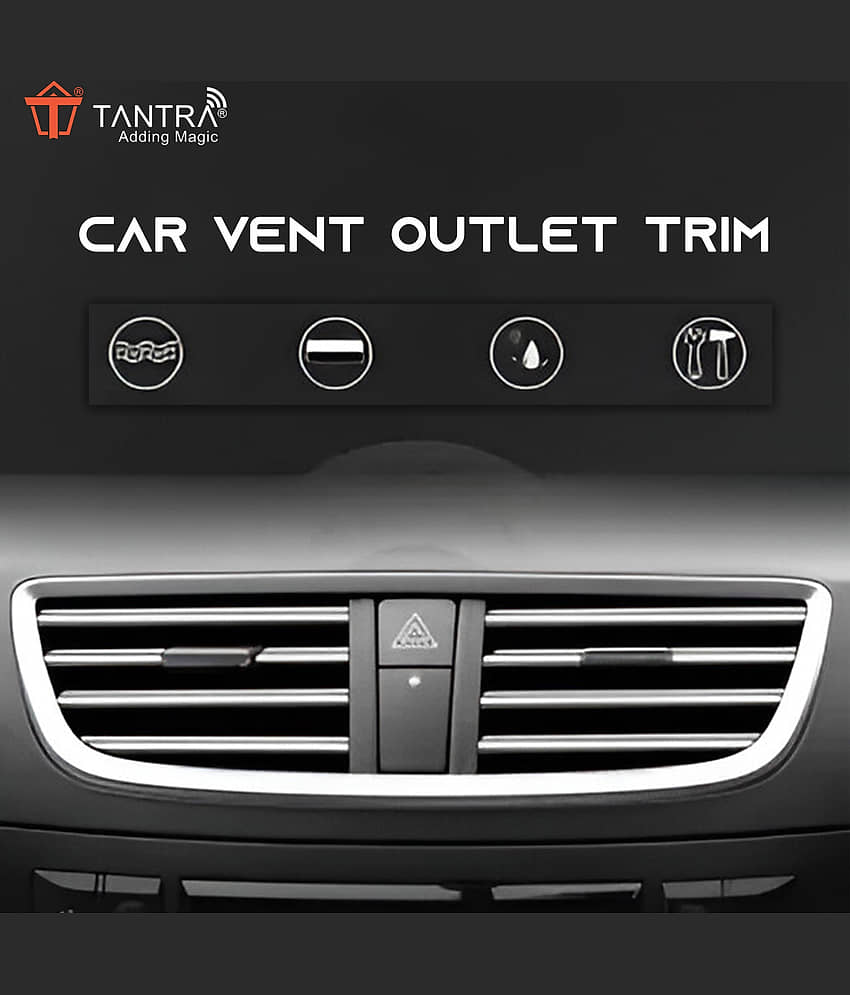 TANTRA Universal Car Air Vent Decoration Trim - Waterproof & Bendable Outlet Protector (Pack of 1) view 2