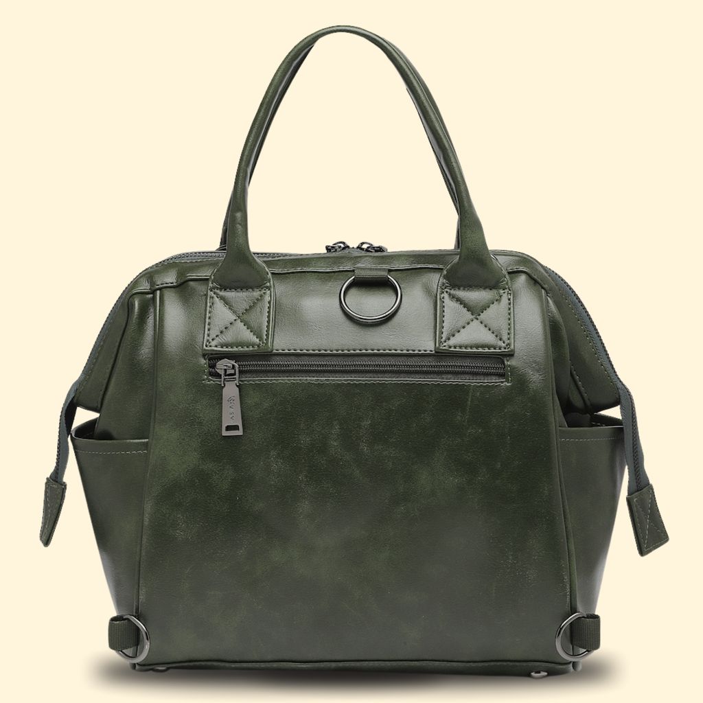 Women Handbag Pu Leather Crossbody Sling Bag Stylish Office Bag Lightweight Water Resistant Satchel Shoulder Bag With Detachable Strap view 2