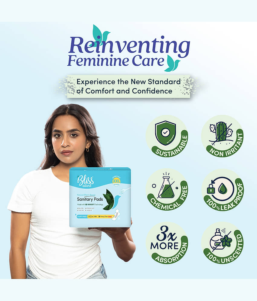 BLISSNATURAL Cottony XXL Maxi Regular Sanitary Pad view 2
