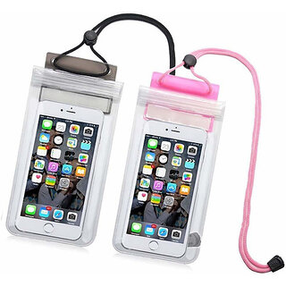 Pouch for Waterproof Protection of Smartphones, Rain Safety, Shot Video in Rain, Dust Protection(Purple, Waterproof, Silicon, Pack of: 1) view 2