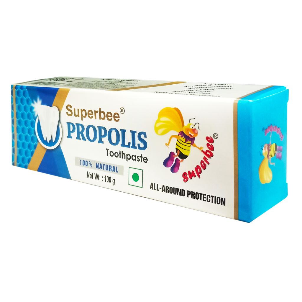 Superbee Propolis toothpaste 2pcs with Propolis capsule 30pcs Pack of 1 view 2